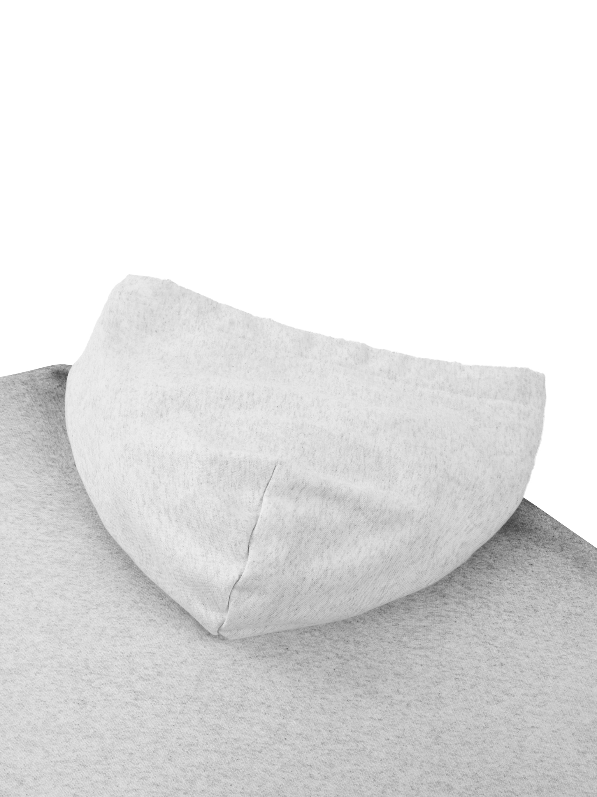 Sun Fade Frayed Raw Edge Fleece Zip Hoodie